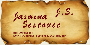 Jasmina Šestović vizit kartica